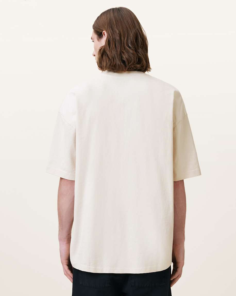 אולסיינטס - אוברסייז שרוול קצר M088PB Bailey Taupe