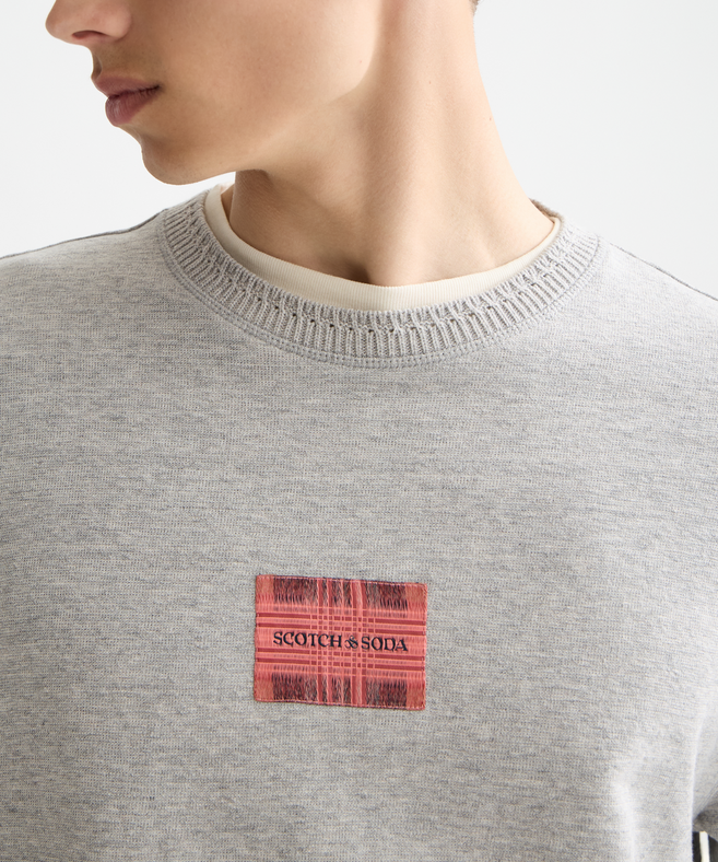 סקוץ’ אנד סודה – חולצה טי LOOSE LABEL אוברסייז 181513 101 WI25