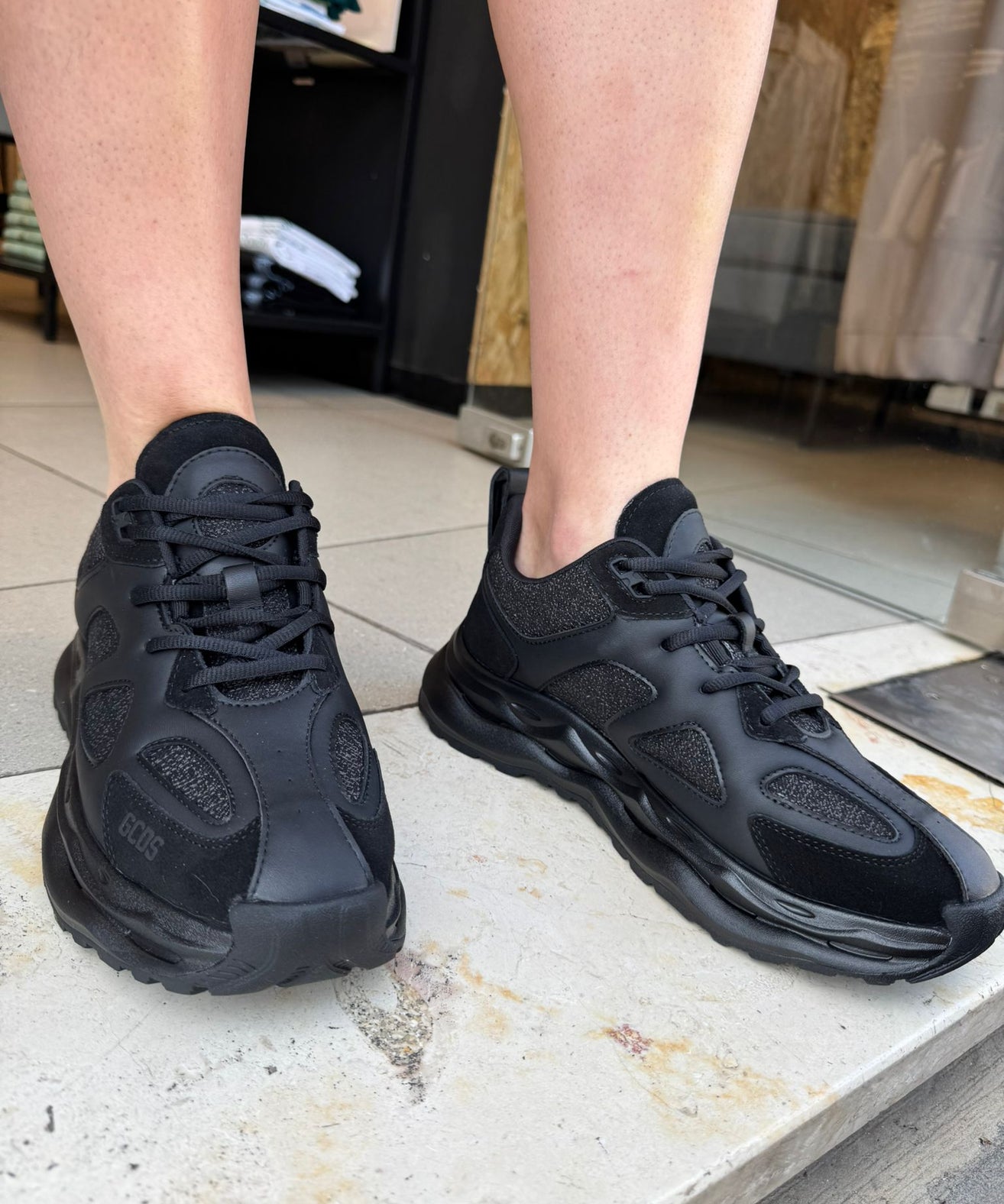 GCDS - סניקרס GC251MF12-001 BLACK