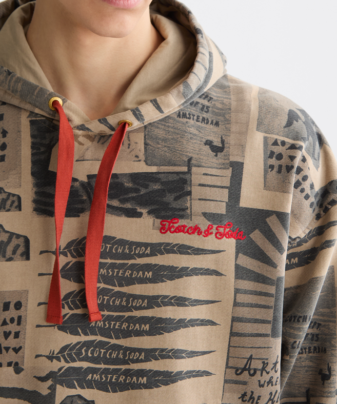 סקוץ' אנד סודה - קפוצ'ון עם הדפס 181706 260