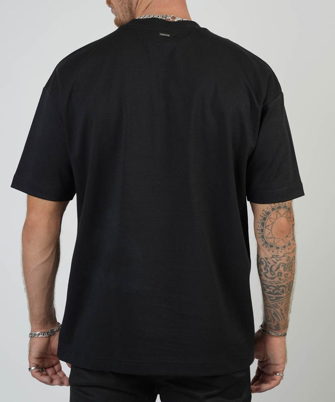 קרייזר -  חולצה טי אוברזייס מבד מרצרייז CRT25-308