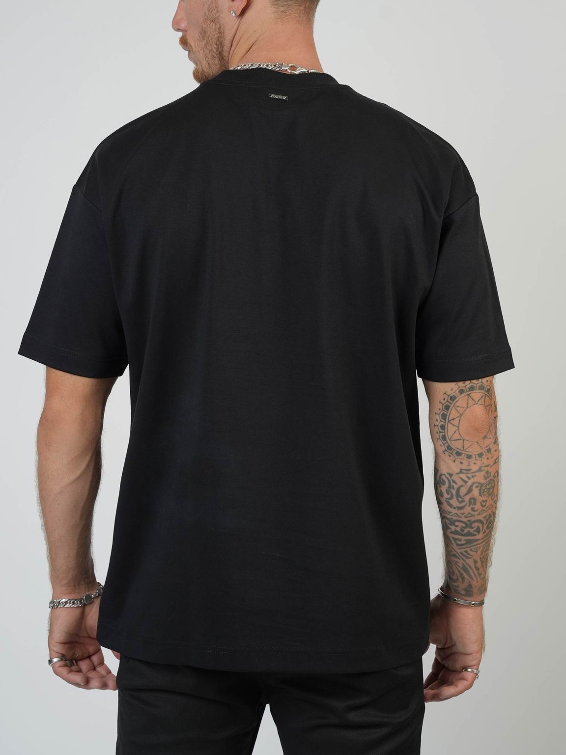 קרייזר -  חולצה טי אוברזייס מבד מרצרייז CRT25-308