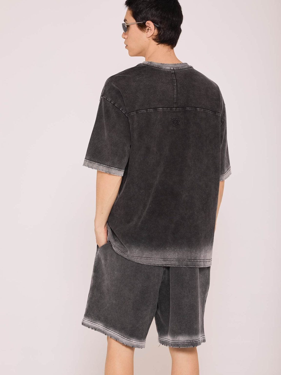קרייזר - טי שירט באפקט דהוי אוברסייז Wash Tee27-102
