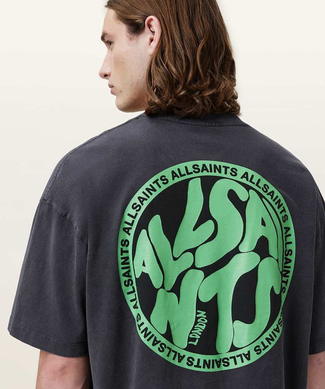 אולסיינטס - אוברסייז שרוול קצר M041PC Washed Black