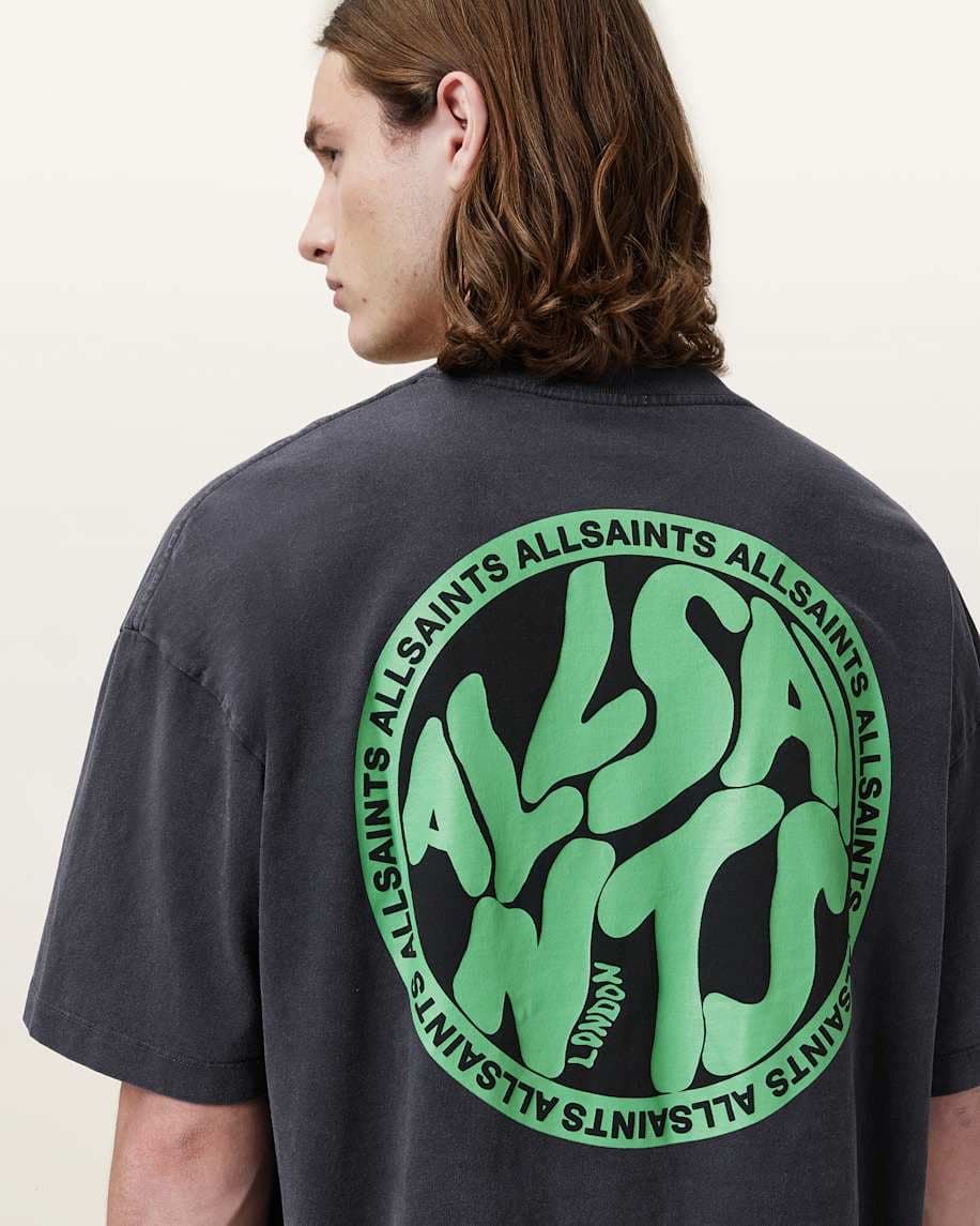 אולסיינטס - אוברסייז שרוול קצר M041PC Washed Black