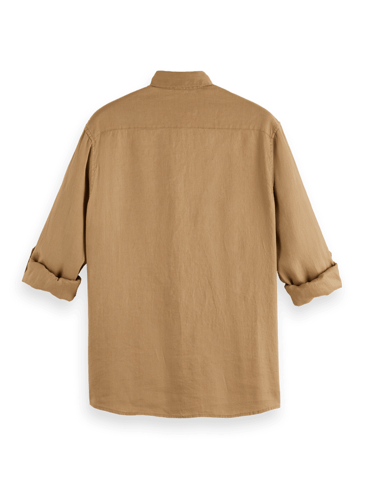 סקוץ' אנד סודה - מכופתרת פשתן שרוול ארוך
בצבע חום 179865 230 SP25