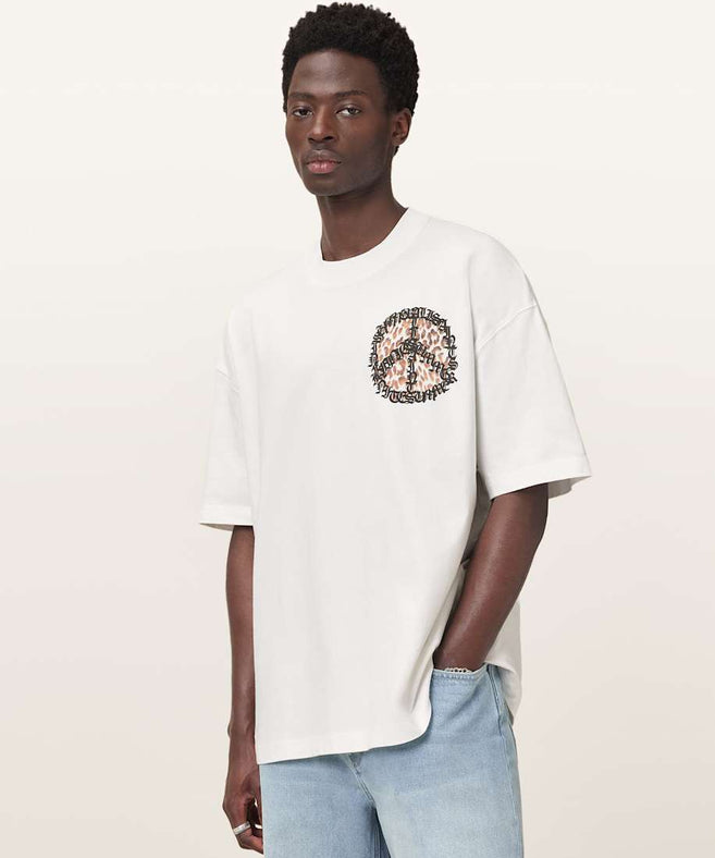 אולסיינטס - אוברסייז שרוול קצר M043PC Clark White