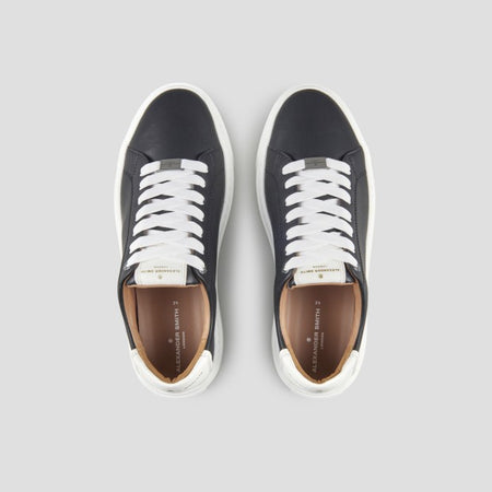 ALEXANDER SMITH - סניקרס LONDON MAN 9011 BLACK/WHITE