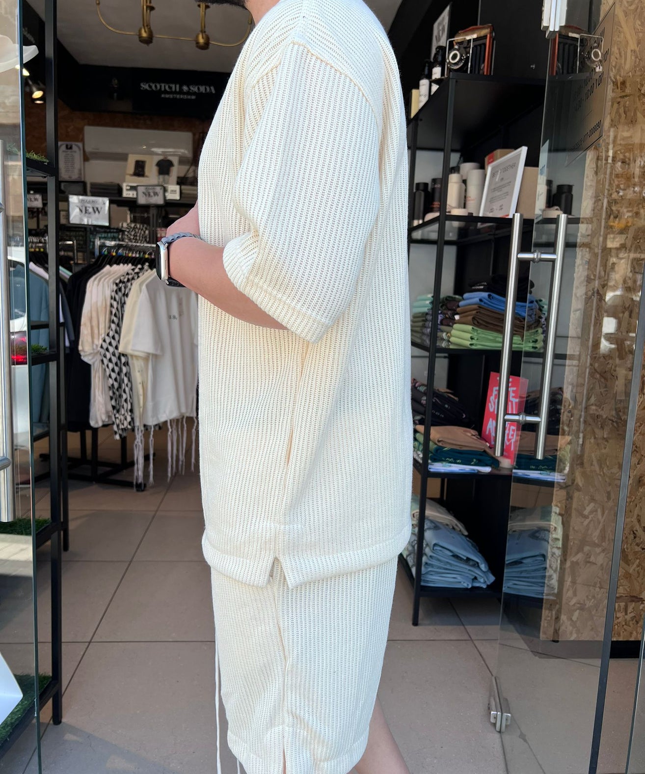 פיל רוג' - סט קצר TOKYO 02 שמנת