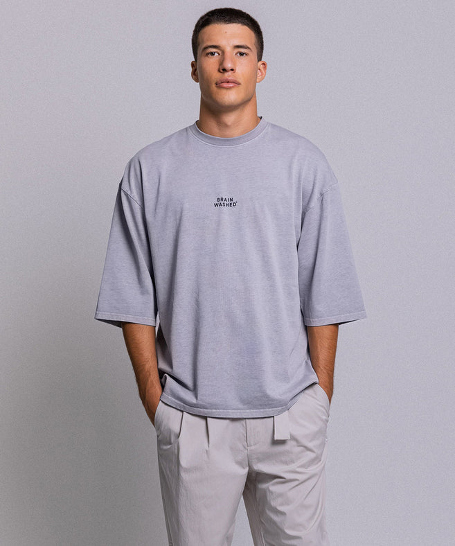 THIRTY DEGREES חולצה טי 3/4 TEE BRAIN WASHED 04