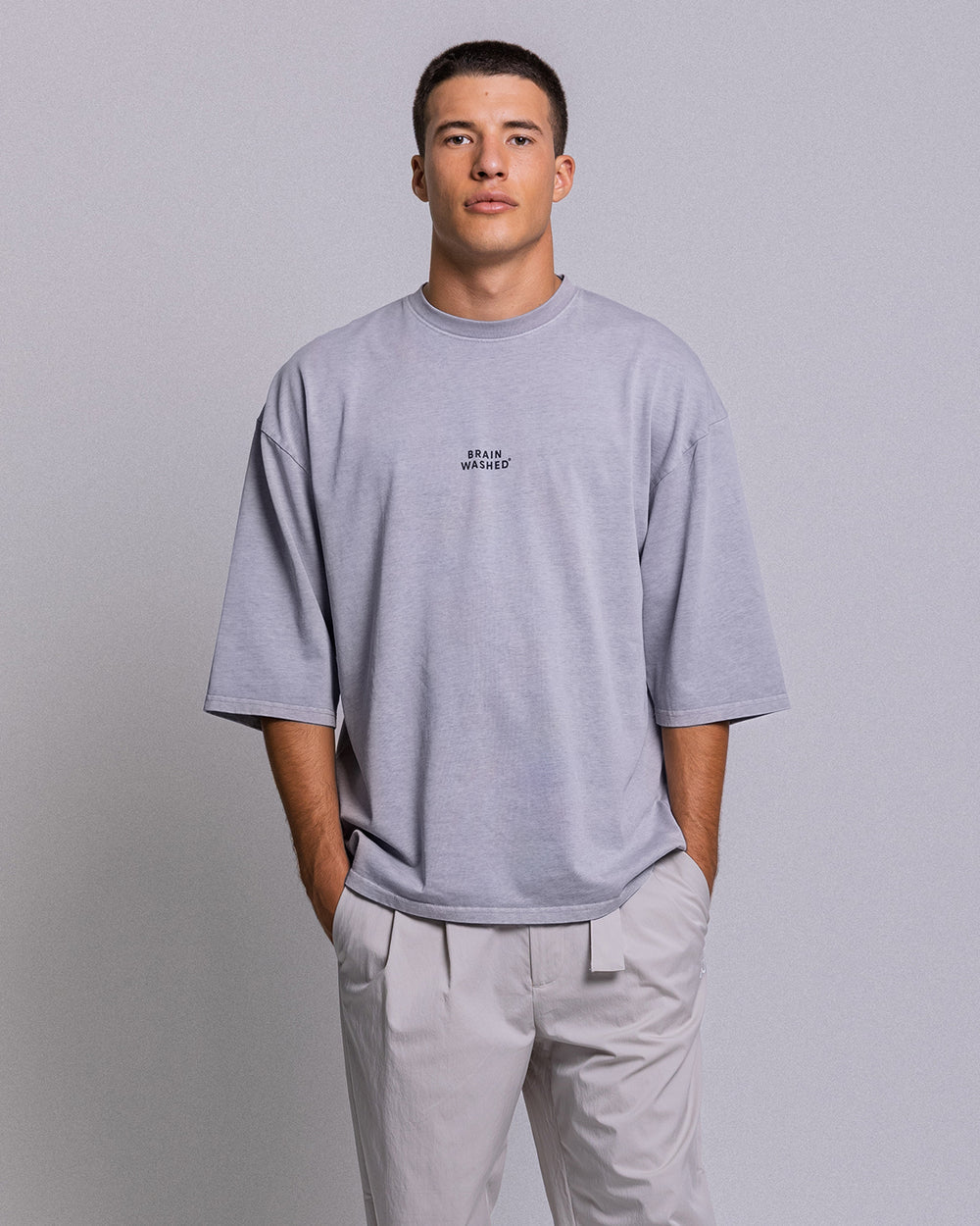 THIRTY DEGREES חולצה טי 3/4 TEE BRAIN WASHED 04