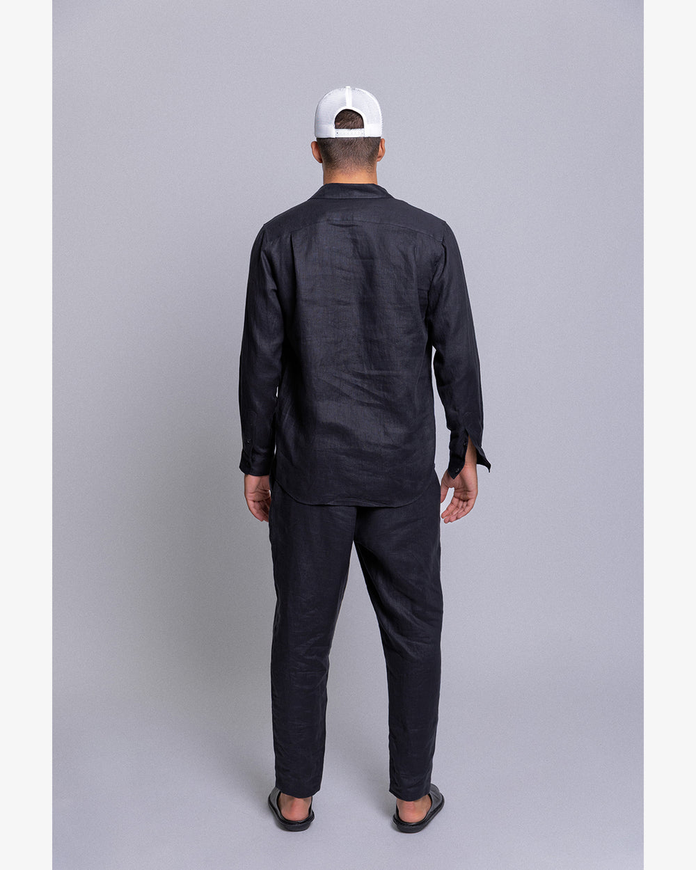 THIRTY DEGREES - מכנס פשתן LINEN TROUSERS 02 NEW.