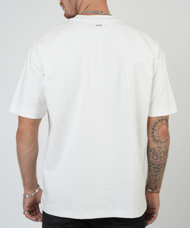 קרייזר -  חולצה טי אוברזייס מבד מרצרייז CRT26-102