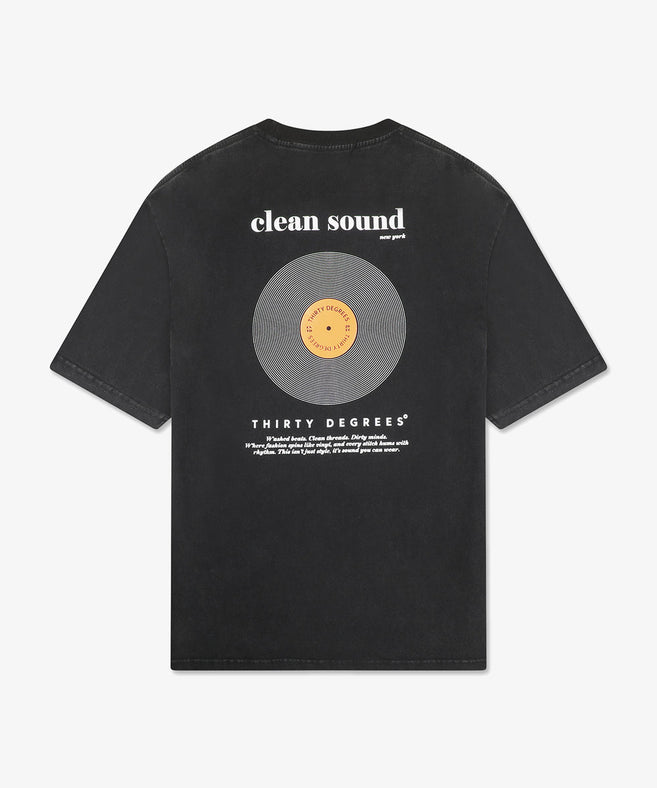 THIRTY DEGREES - 30FW26-22  3/4 טי אוברסייז Clean Soun Tee New