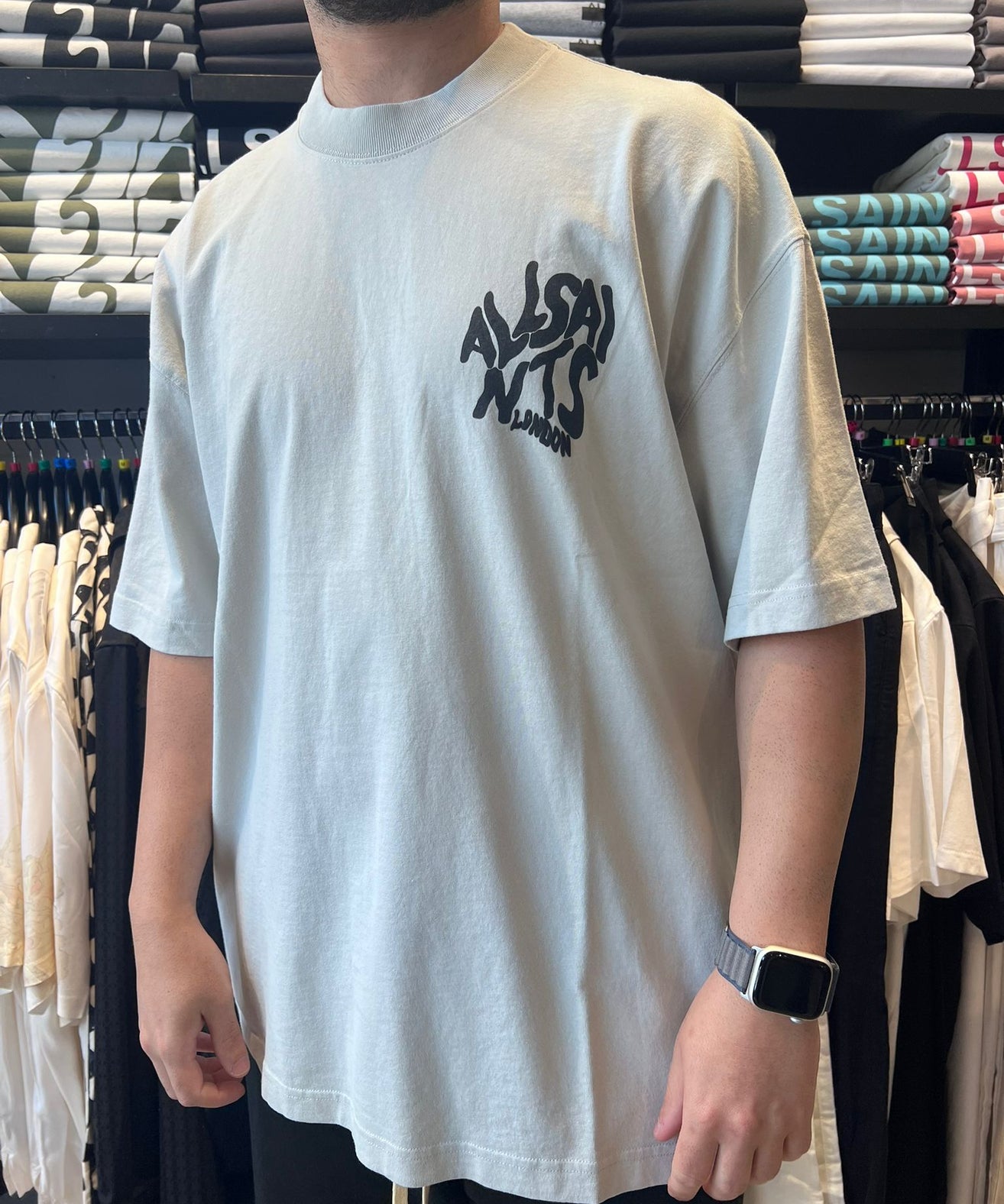 אולסיינטס - אוברסייז שרוול קצר ORLANDO Jackson Blue M066PC