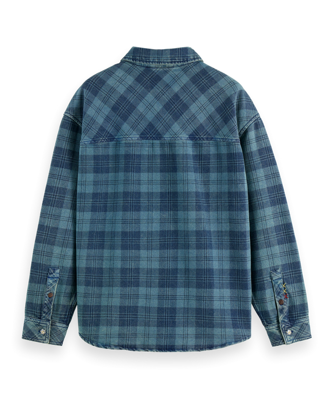 סקוץ' אנד סודה - חולצת ג'ינס משובצת 180860 410 FA25