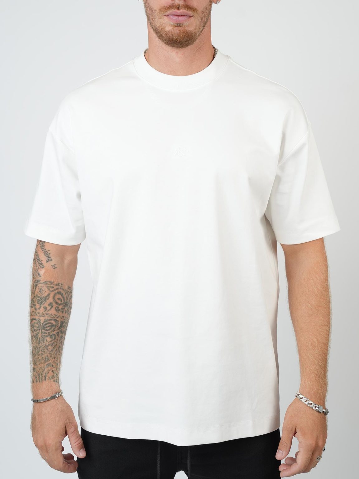 קרייזר -  חולצה טי אוברזייס מבד מרצרייז CRT25-308