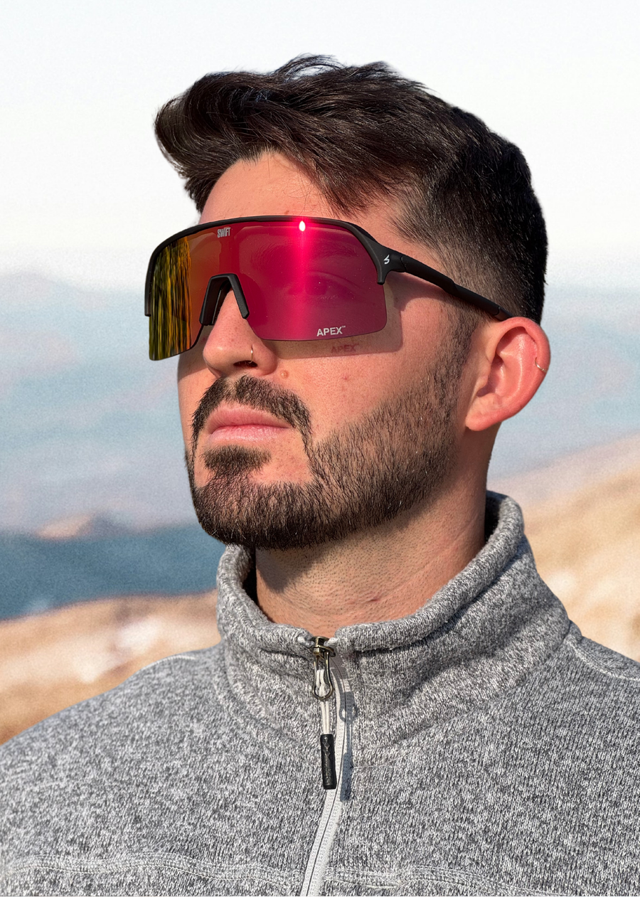 SWIFT - משקפיים EDGE SG-112 Black-Red