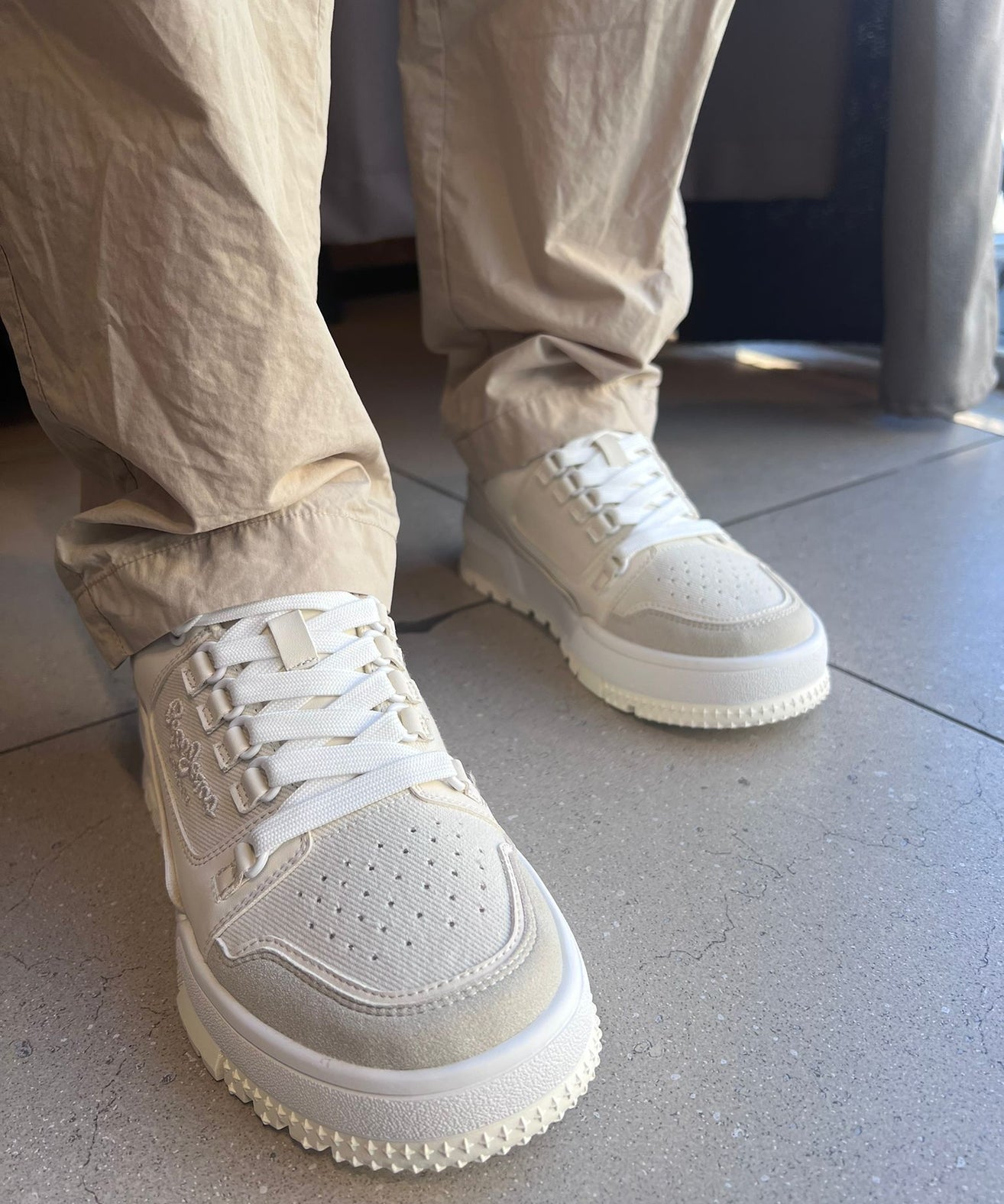 פפה ג’ינס – סניקרס  PMS00038-800 TUSCA WHITE