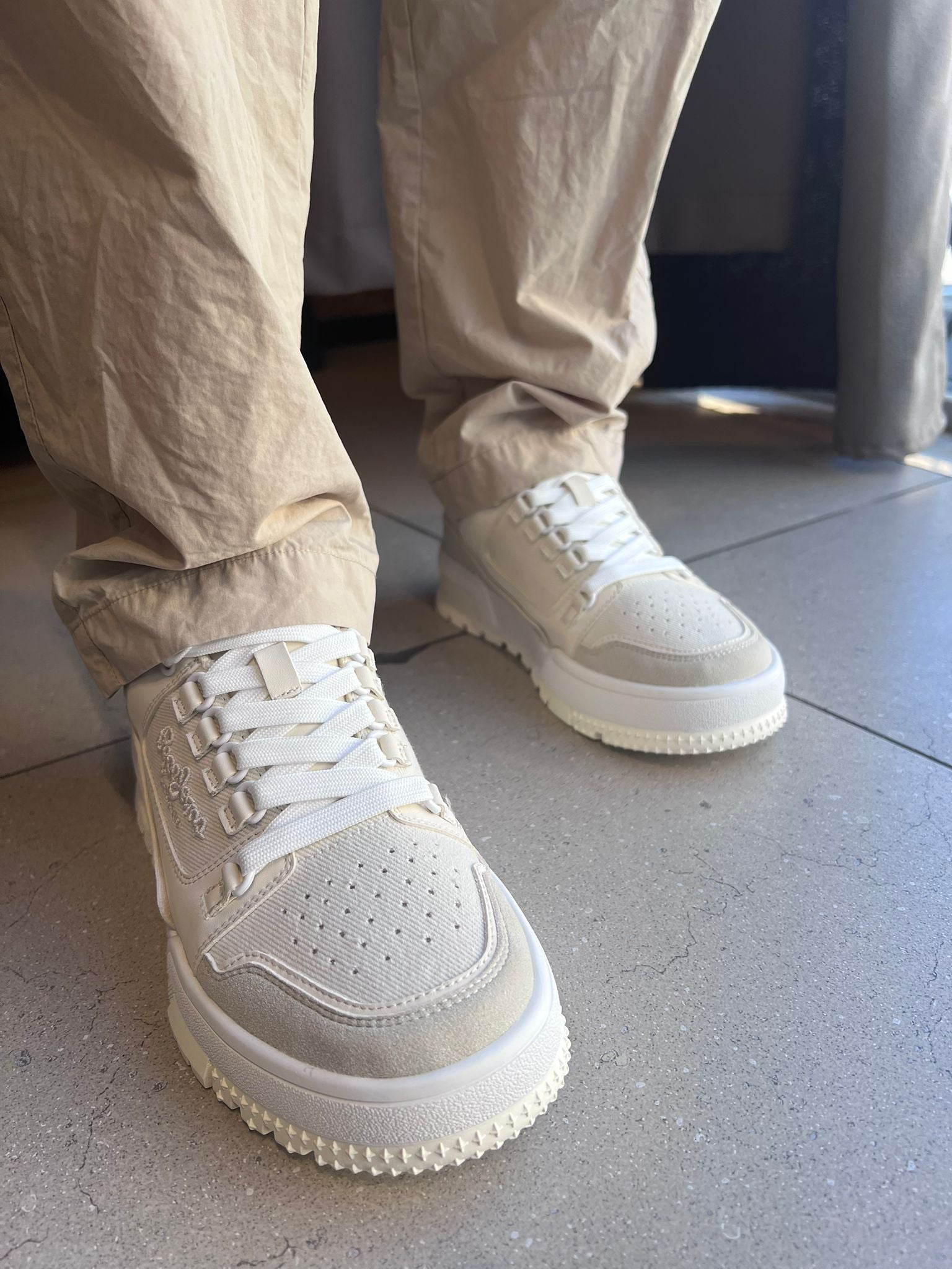 פפה ג’ינס – סניקרס  PMS00038-800 TUSCA WHITE