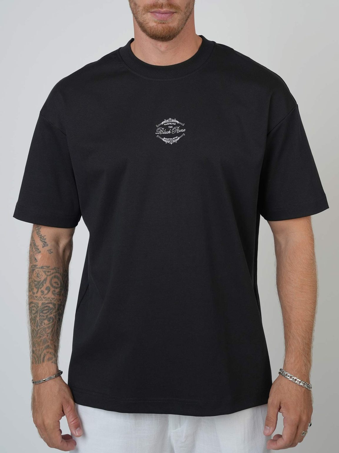 קרייזר -  חולצה טי אוברזייס מבד מרצרייז CRT26-102