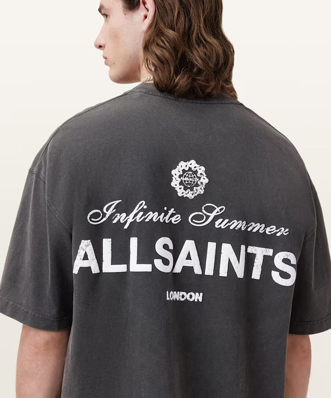 אולסיינטס - אוברסייז שרוול קצר M051PC Washed Black