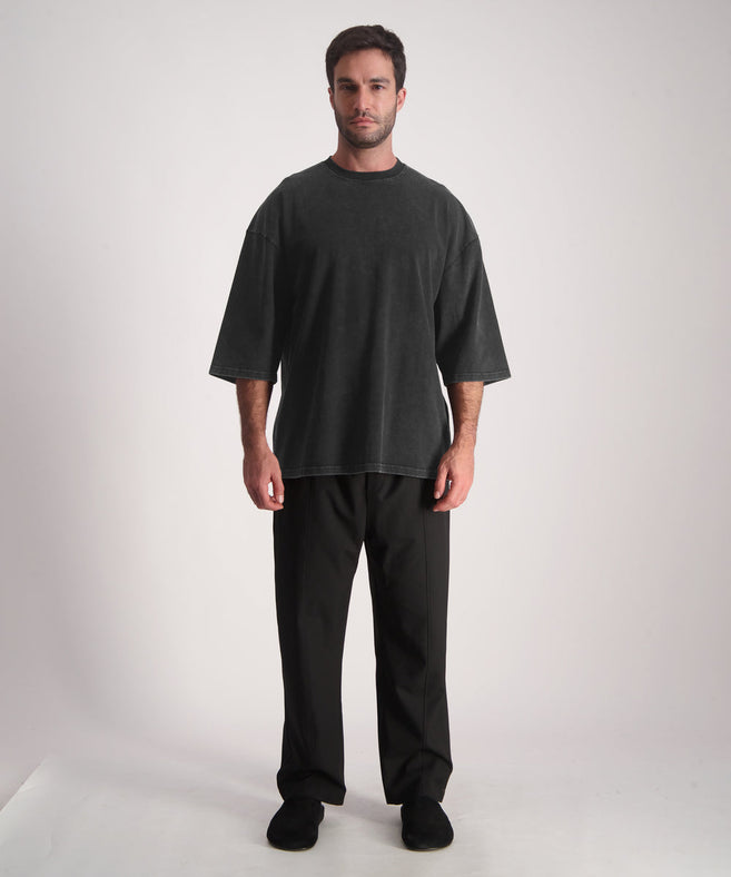THIRTY DEGREES - 30FW26-10  3/4 טי אוברסייז Mugzam 05 Tee New