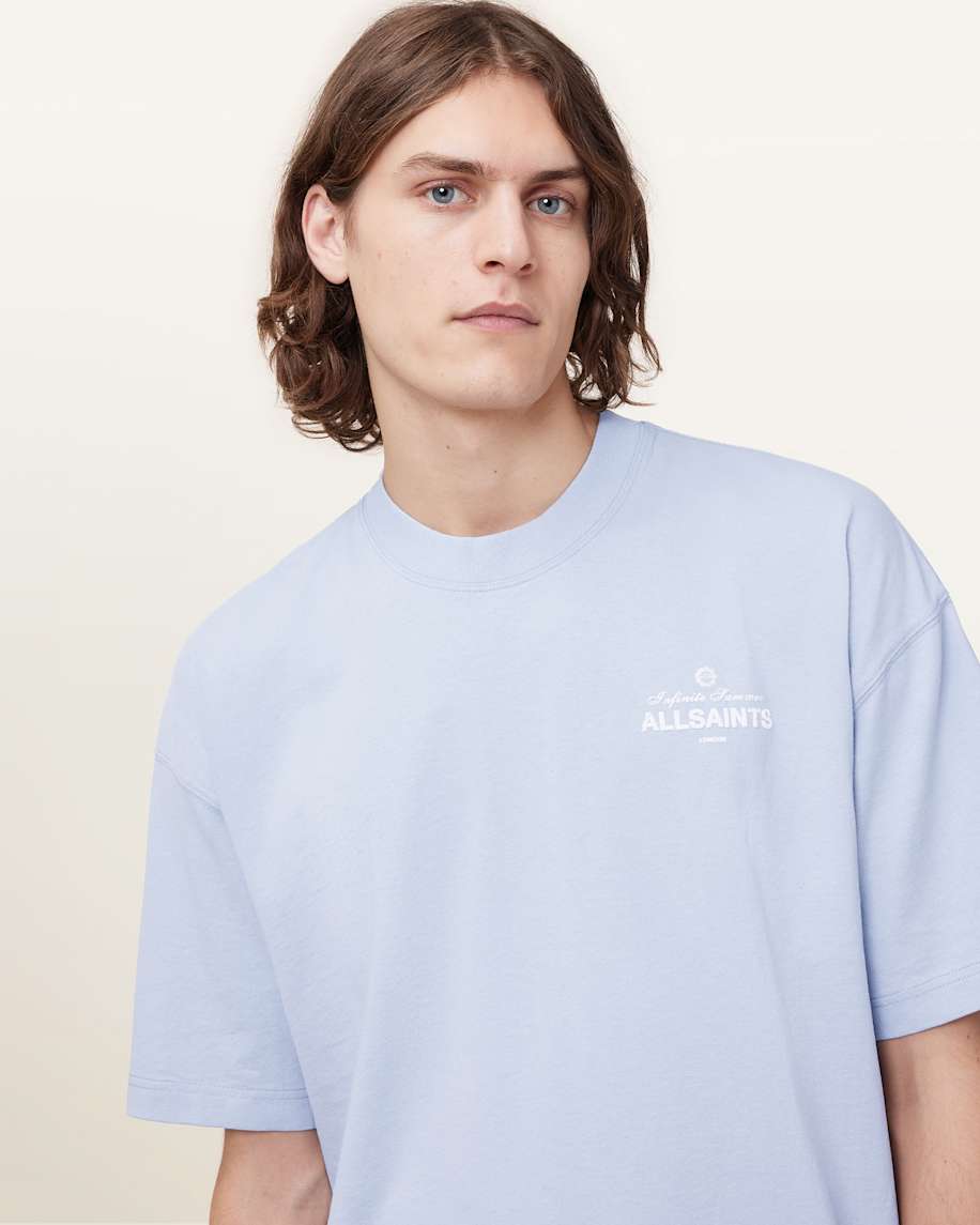 אולסיינטס - אוברסייז שרוול קצר M051PC Shore Blue