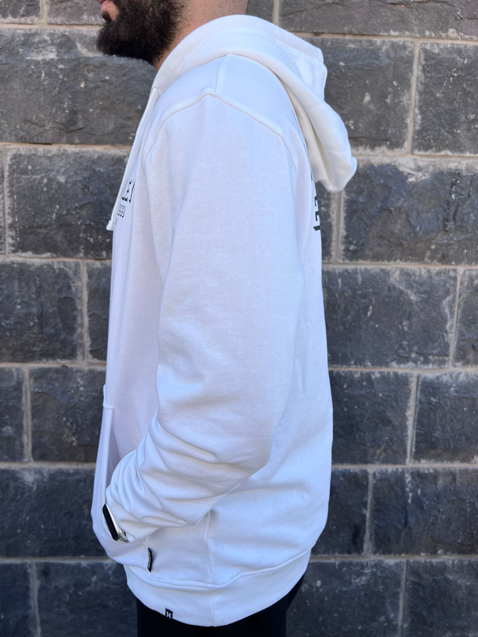 הארלי - קפוצ'ון בצבע לבן M JAPON HOOD 521TEU994100