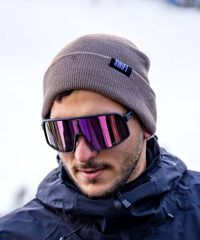 SWIFT - משקפיים BLAZE
Black-Photochoric Pink עדשה מתכהה