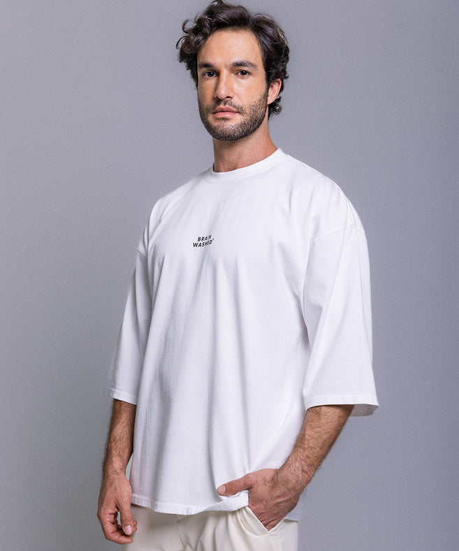 THIRTY DEGREES חולצה טי 3/4 TEE BRAIN WASHED 04