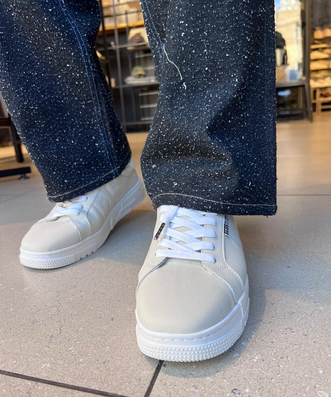 GCDS - סניקרס GC251MF04-160 SAND BEIGE