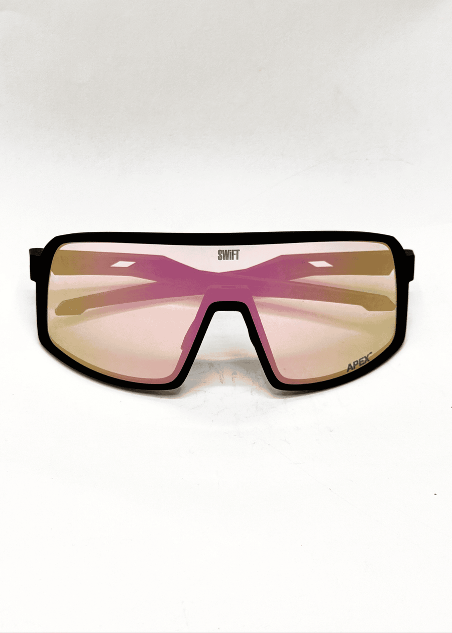 SWIFT - משקפיים BLAZE
Black-Photochoric Pink עדשה מתכהה