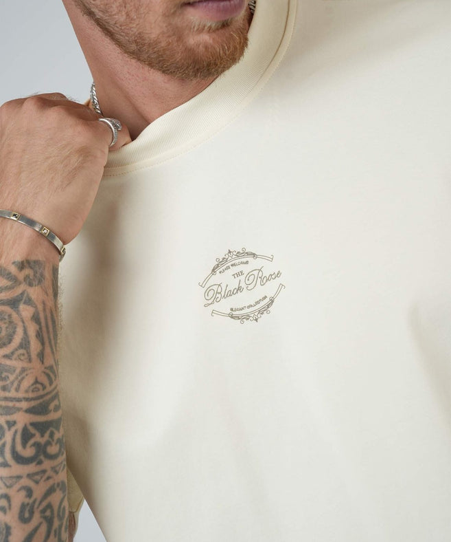 קרייזר -  חולצה טי אוברזייס מבד מרצרייז CRT26-102