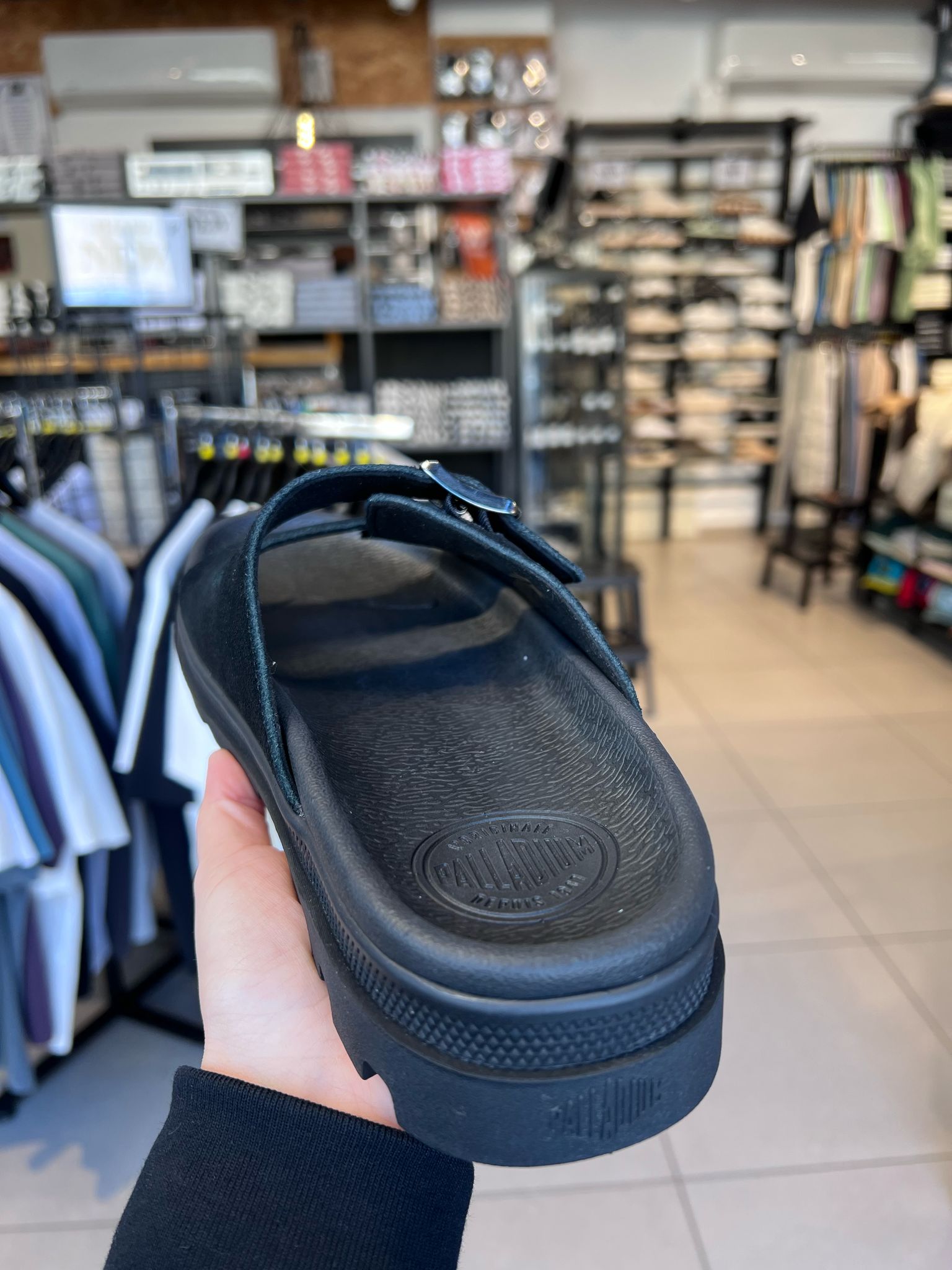 פלדיום – סנדלים לגברים 74455 008 BLACK DUNELITE RIVIERA SDE