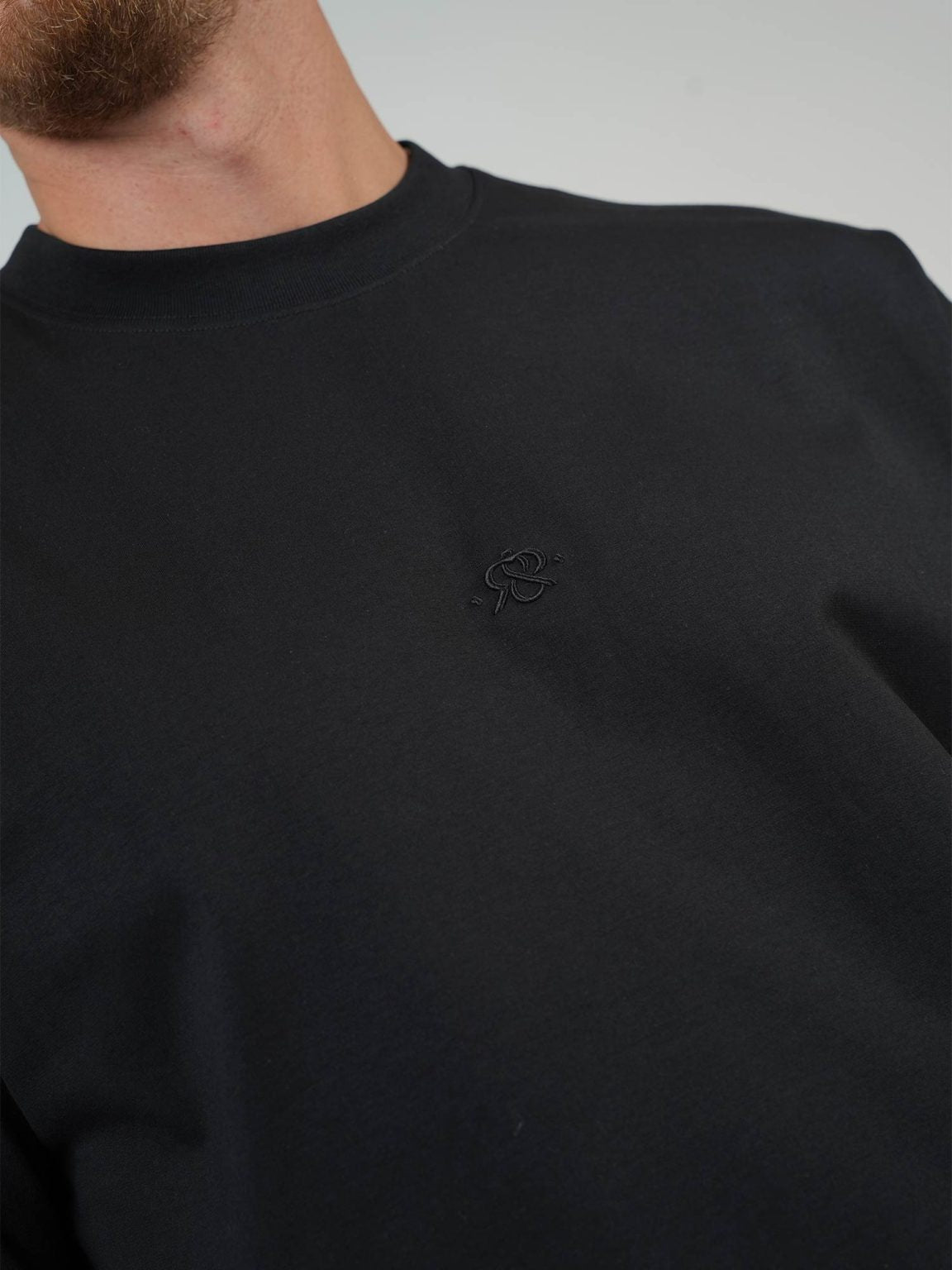 קרייזר -  חולצה טי אוברזייס מבד מרצרייז CRT25-308