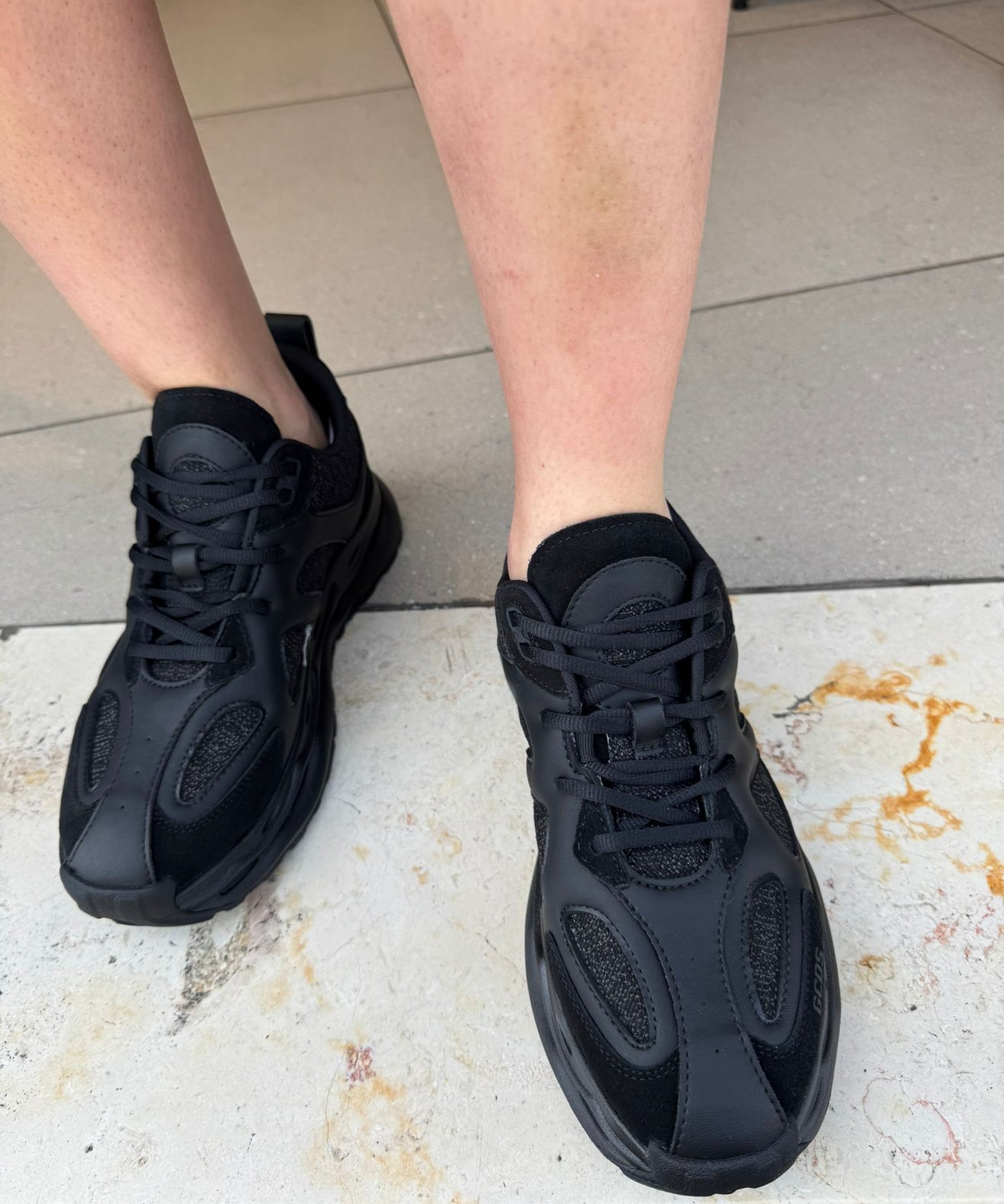 GCDS - סניקרס GC251MF12-001 BLACK