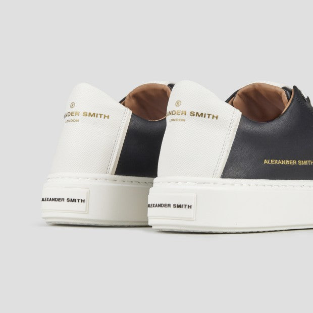 ALEXANDER SMITH - סניקרס LONDON MAN 9011 BLACK/WHITE