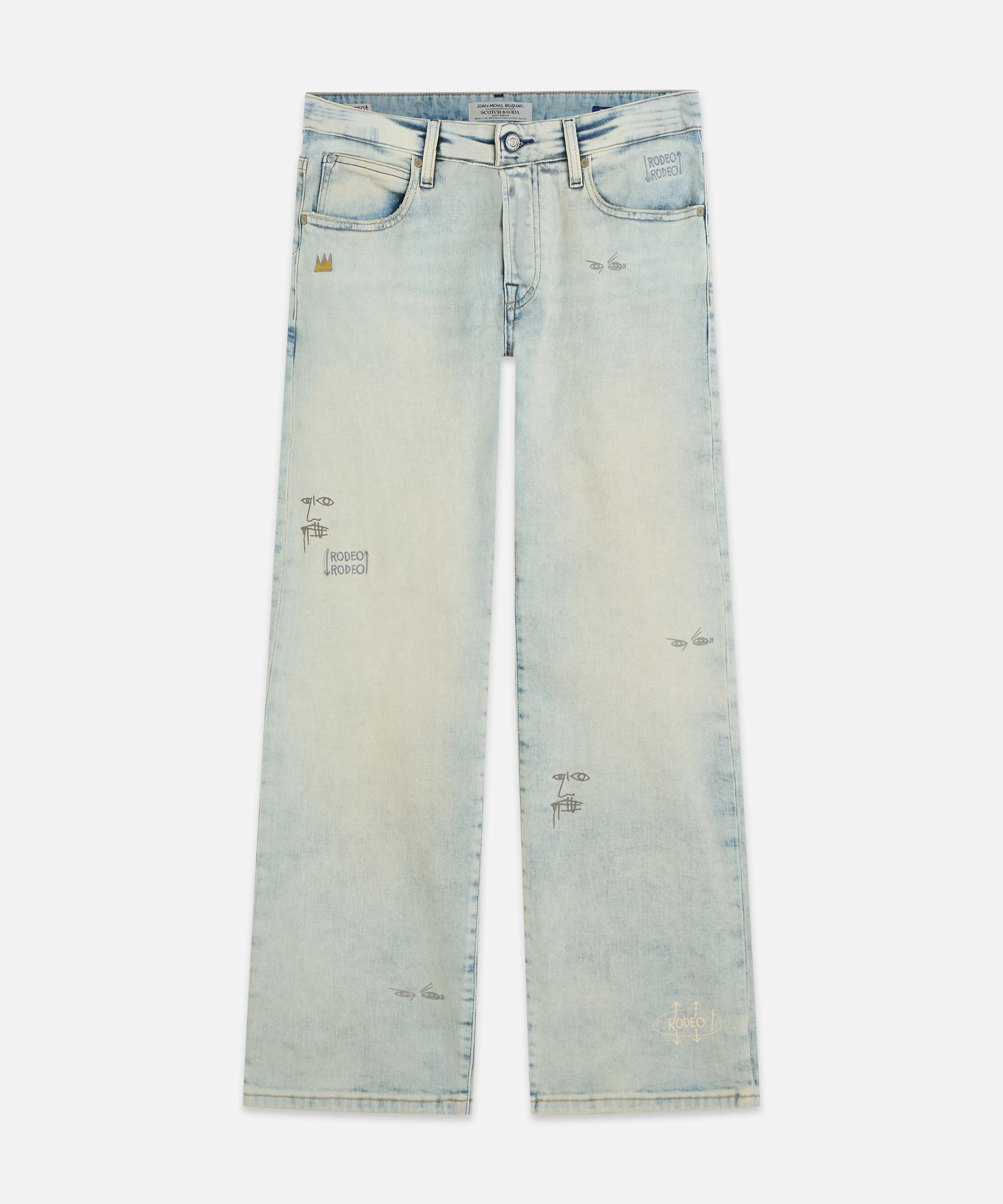 סקוץ’ אנד סודה – ג׳ינס לגברים JEAN MICHEL BASQUIAT 182985 410 SU26