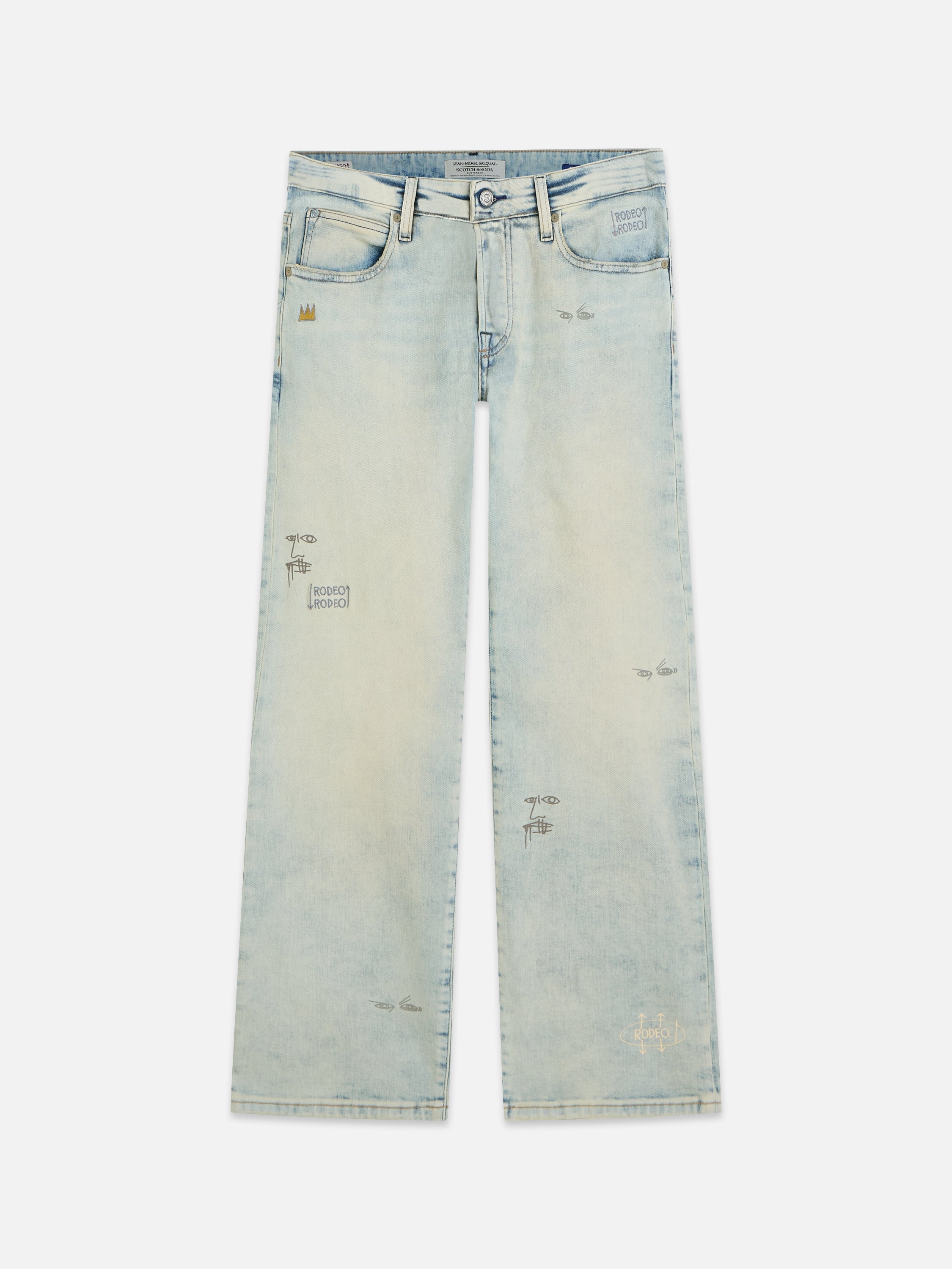 סקוץ’ אנד סודה – ג׳ינס לגברים JEAN MICHEL BASQUIAT 182985 410 SU26