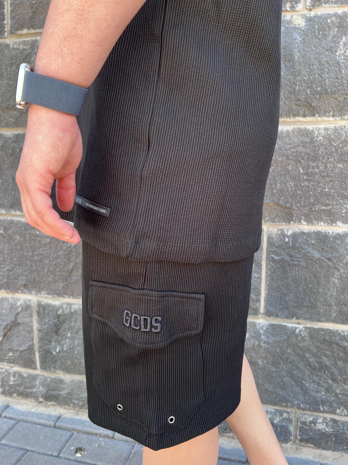 GCDS - חליפה וופל אוברסייז 100% כותנה GC251MS02