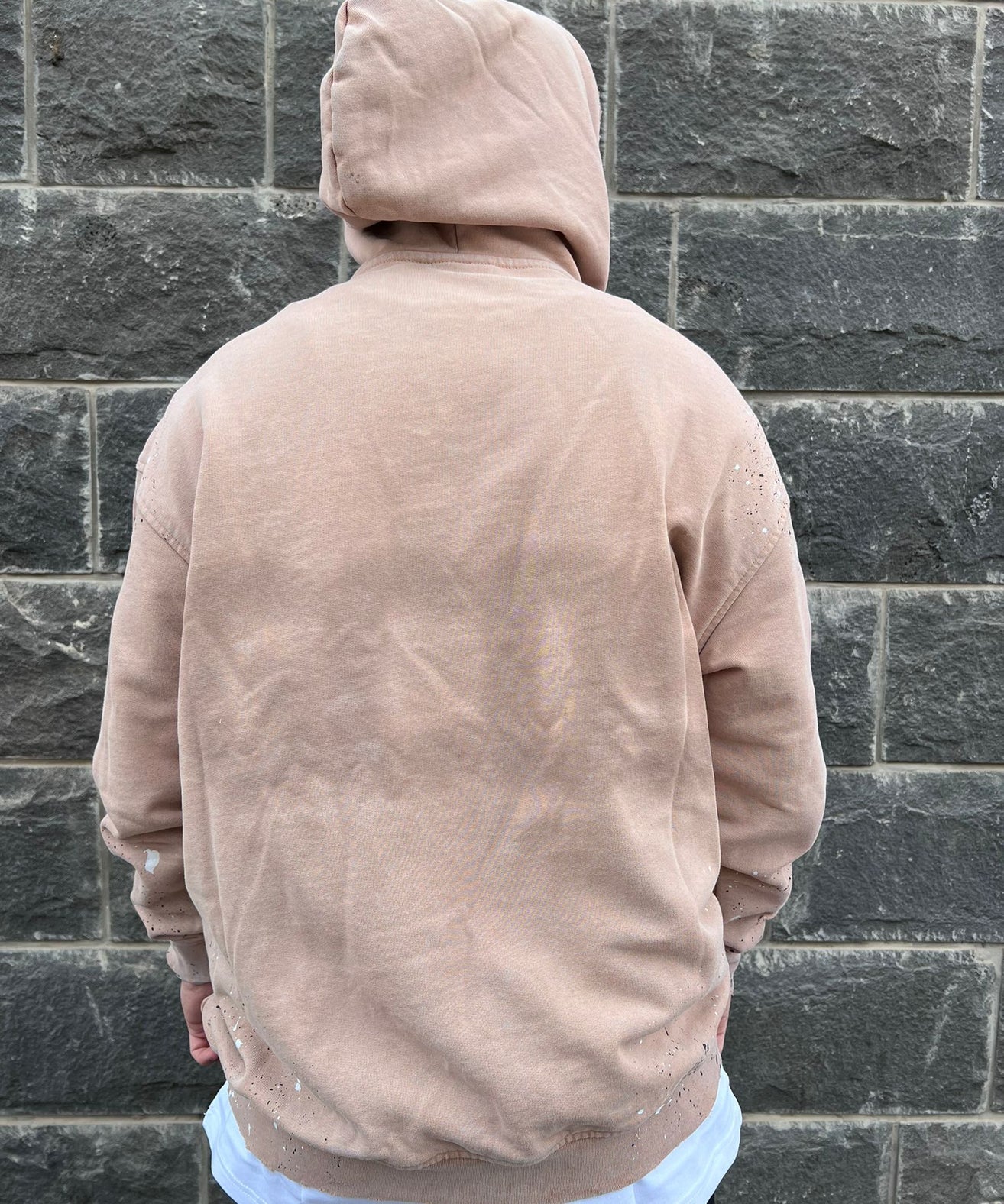 GCDS - קפוצ'יון מעוצב-MH06 100% COTTON בצבע בזי