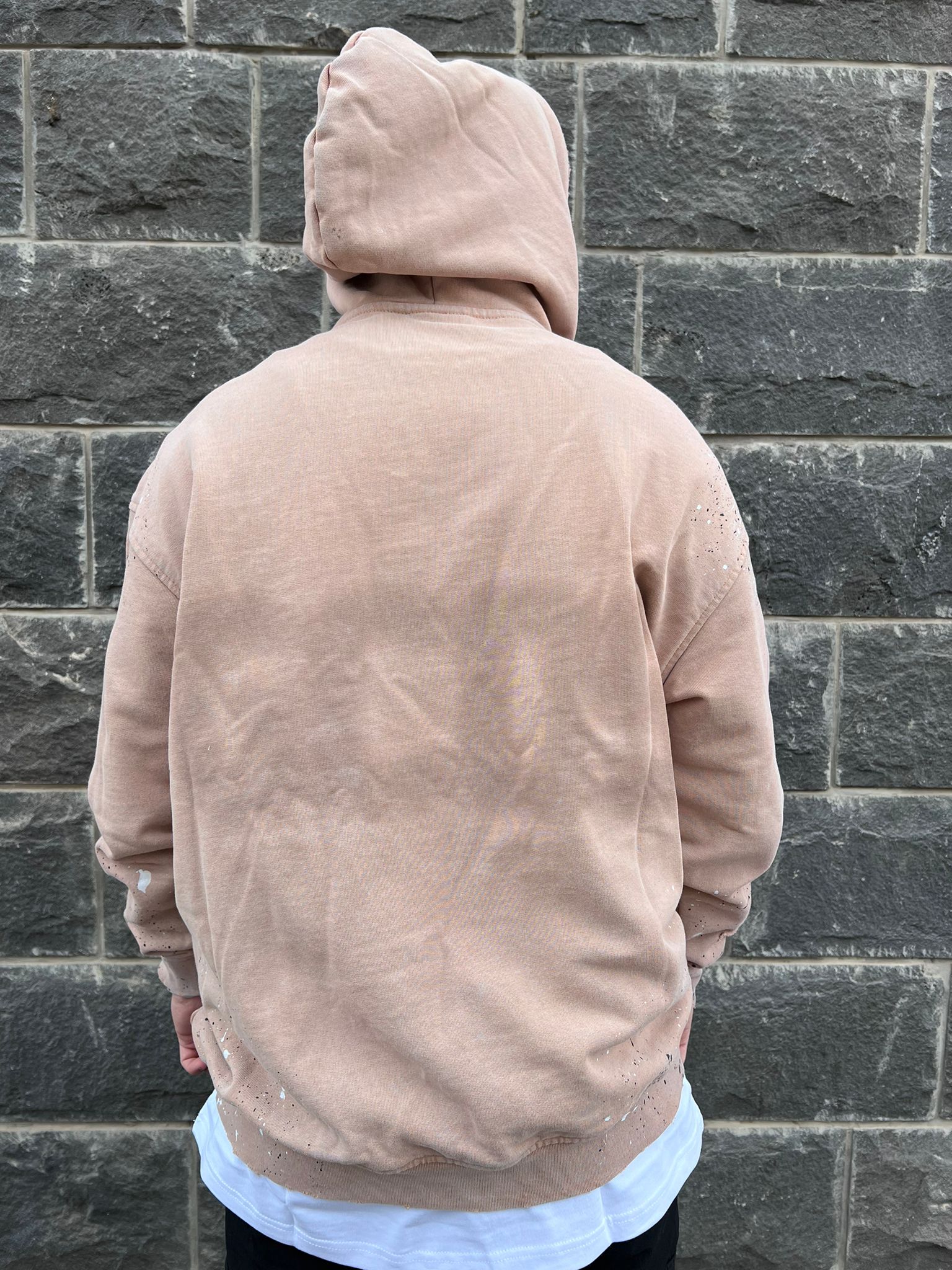 GCDS - קפוצ'יון מעוצב-MH06 100% COTTON בצבע בזי