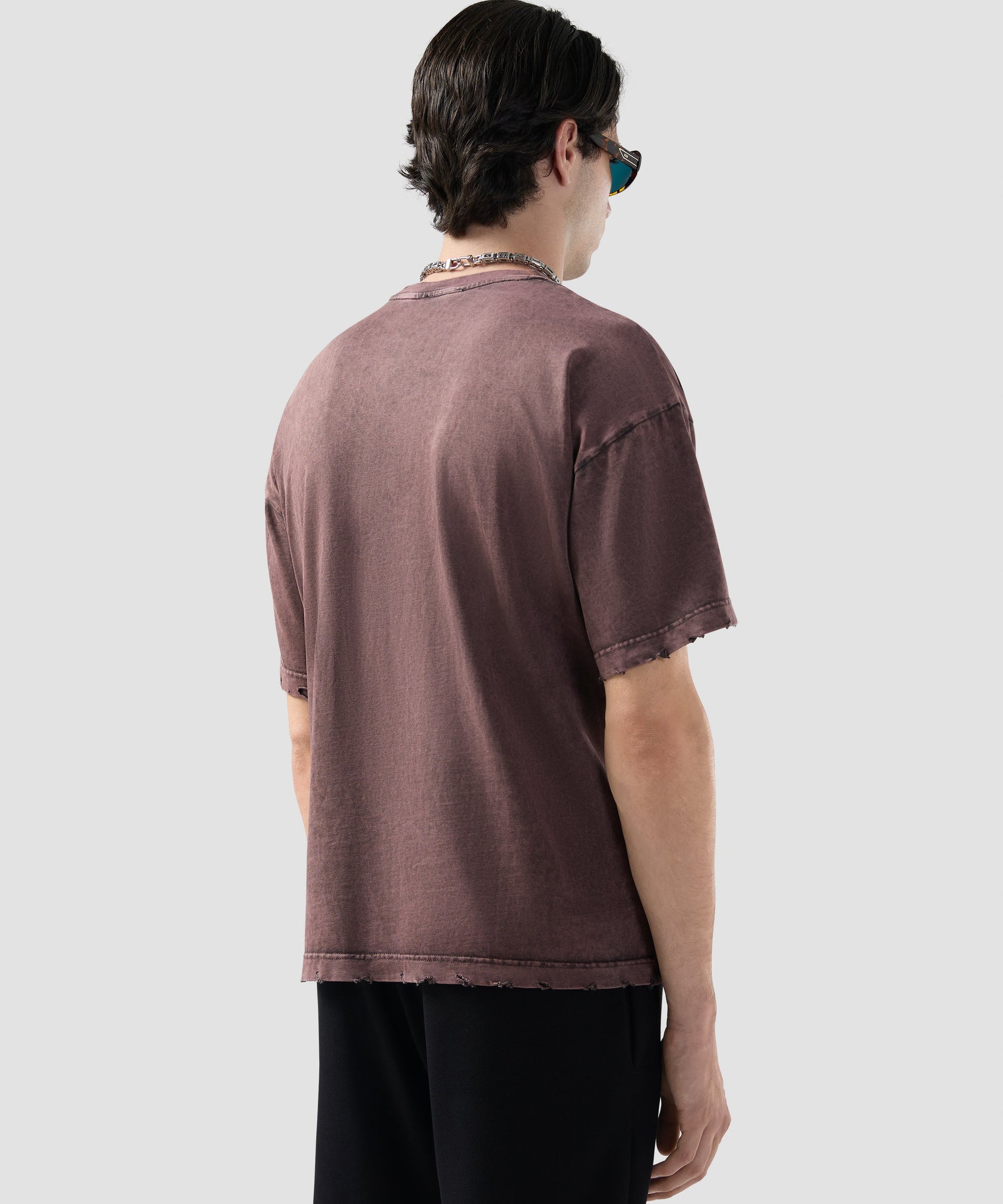 GCDS - חולצה טי אוברסייז FADED B2CM2312JF1