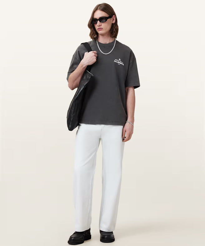 אולסיינטס - אוברסייז שרוול קצר M051PC Washed Black