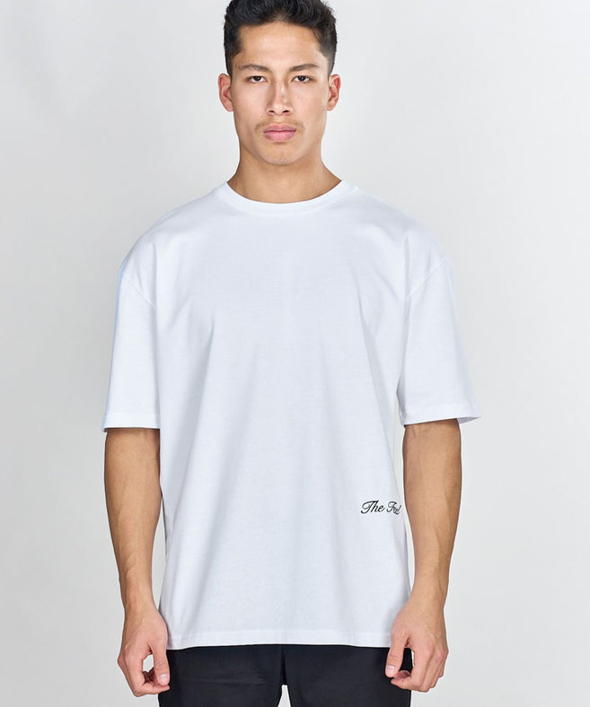 קרייזר -  חולצה טי אוברזייס CRT25-004 WHITE