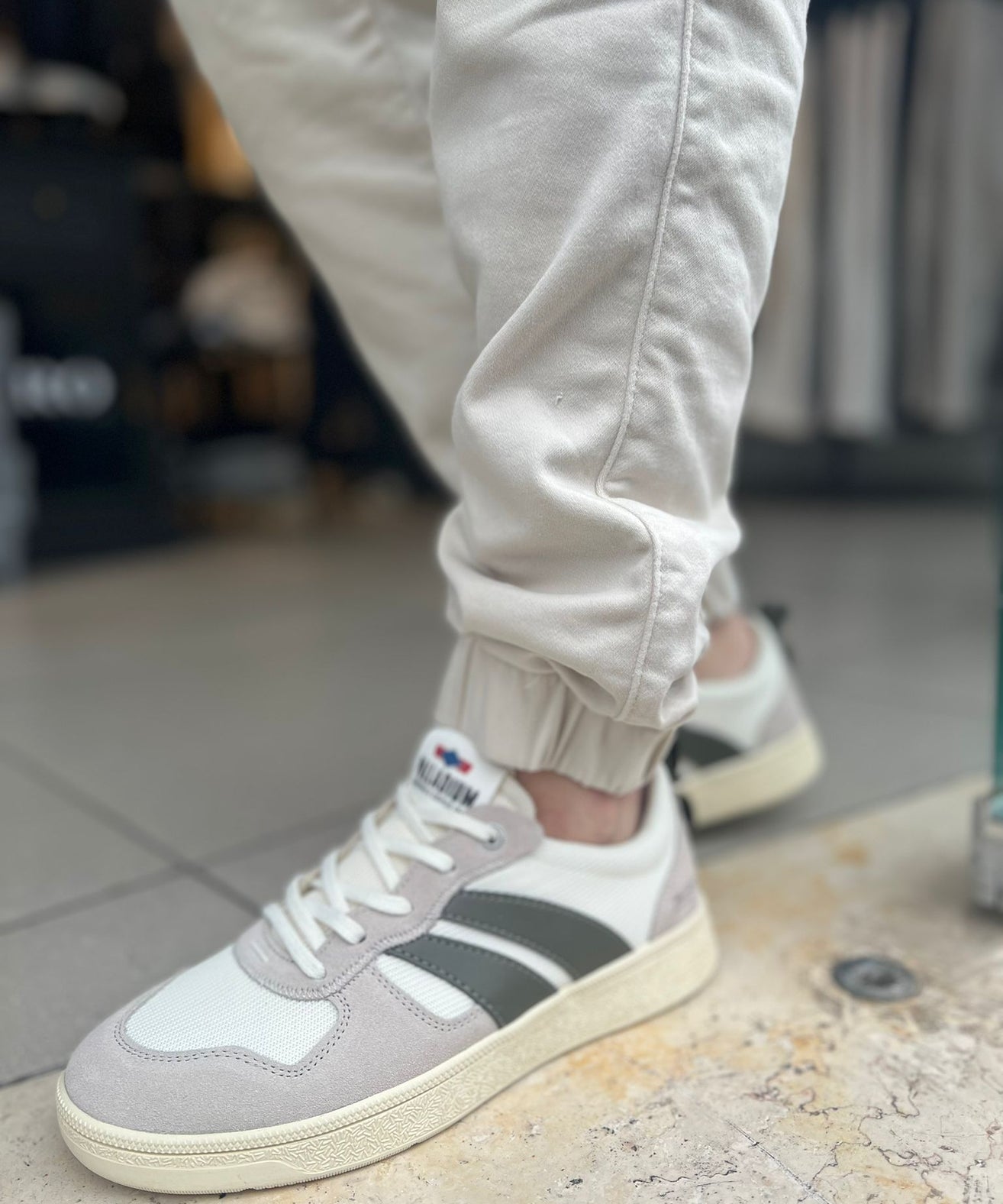 פלדיום - סניקרס רשת/זמש PALLACUP FLAME TX 74486-090