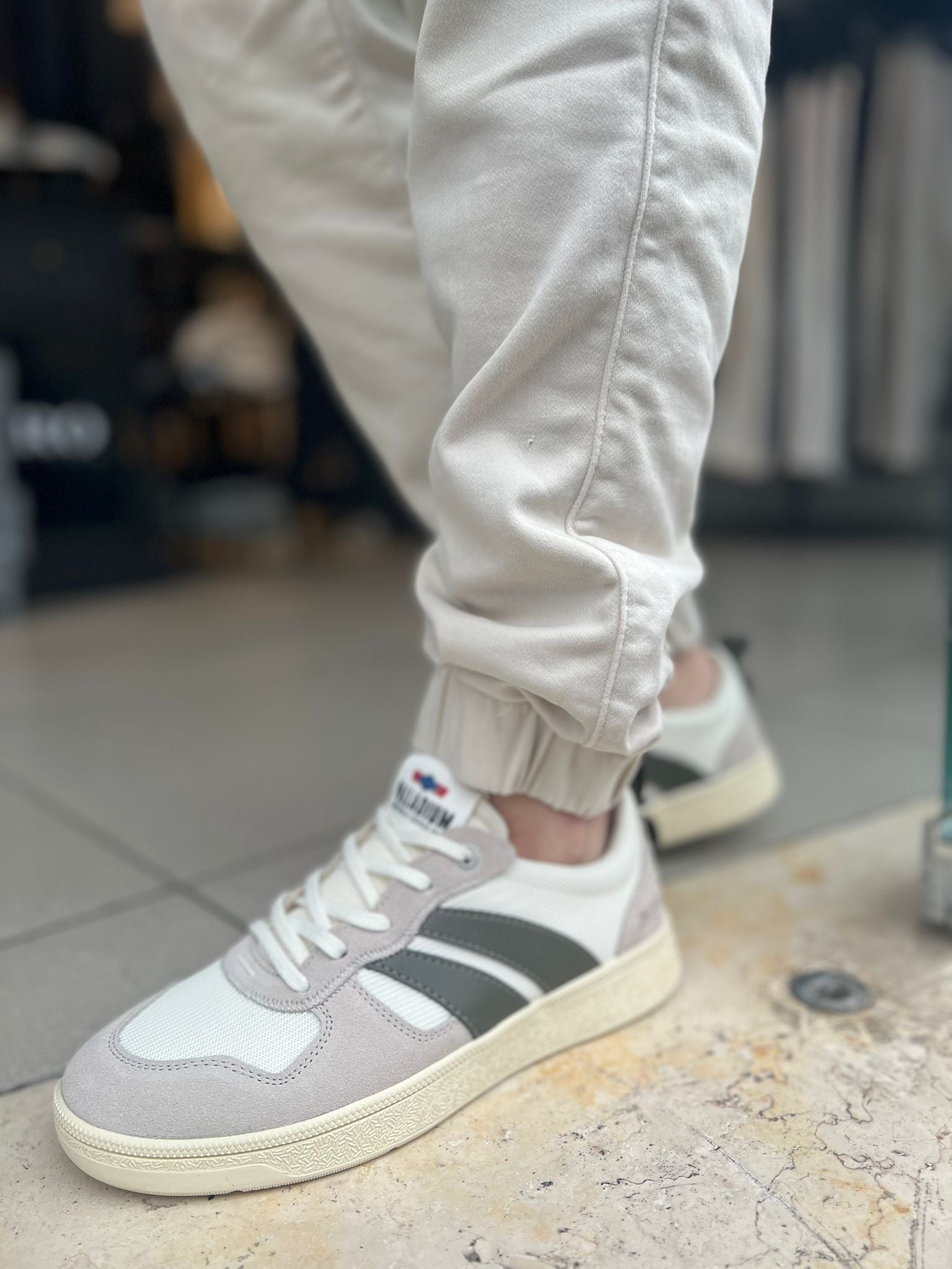 פלדיום - סניקרס רשת/זמש PALLACUP FLAME TX 74486-090