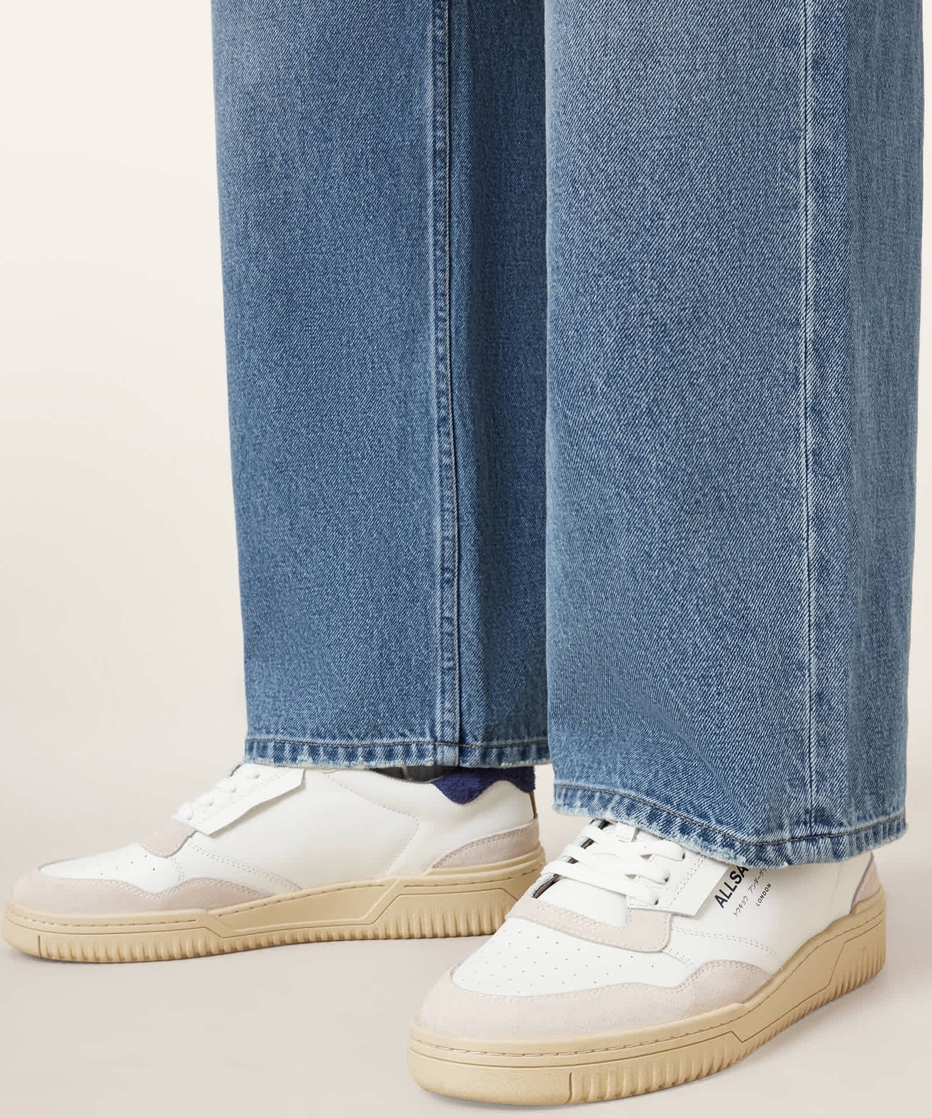 אול סיינטס - סניקרס - REGAN M053FB לבן כחול