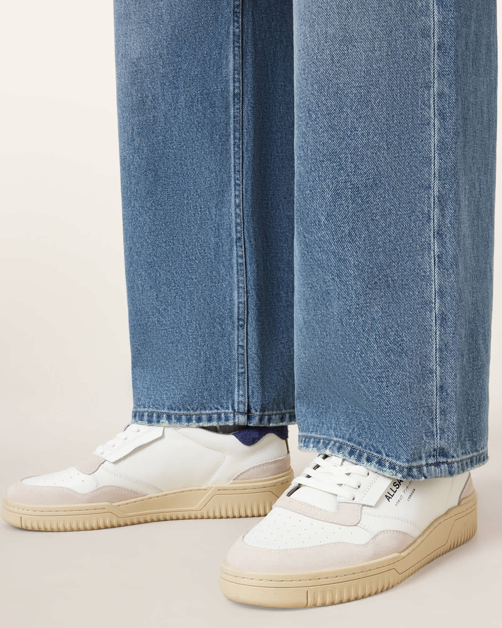 אול סיינטס - סניקרס - REGAN M053FB לבן כחול